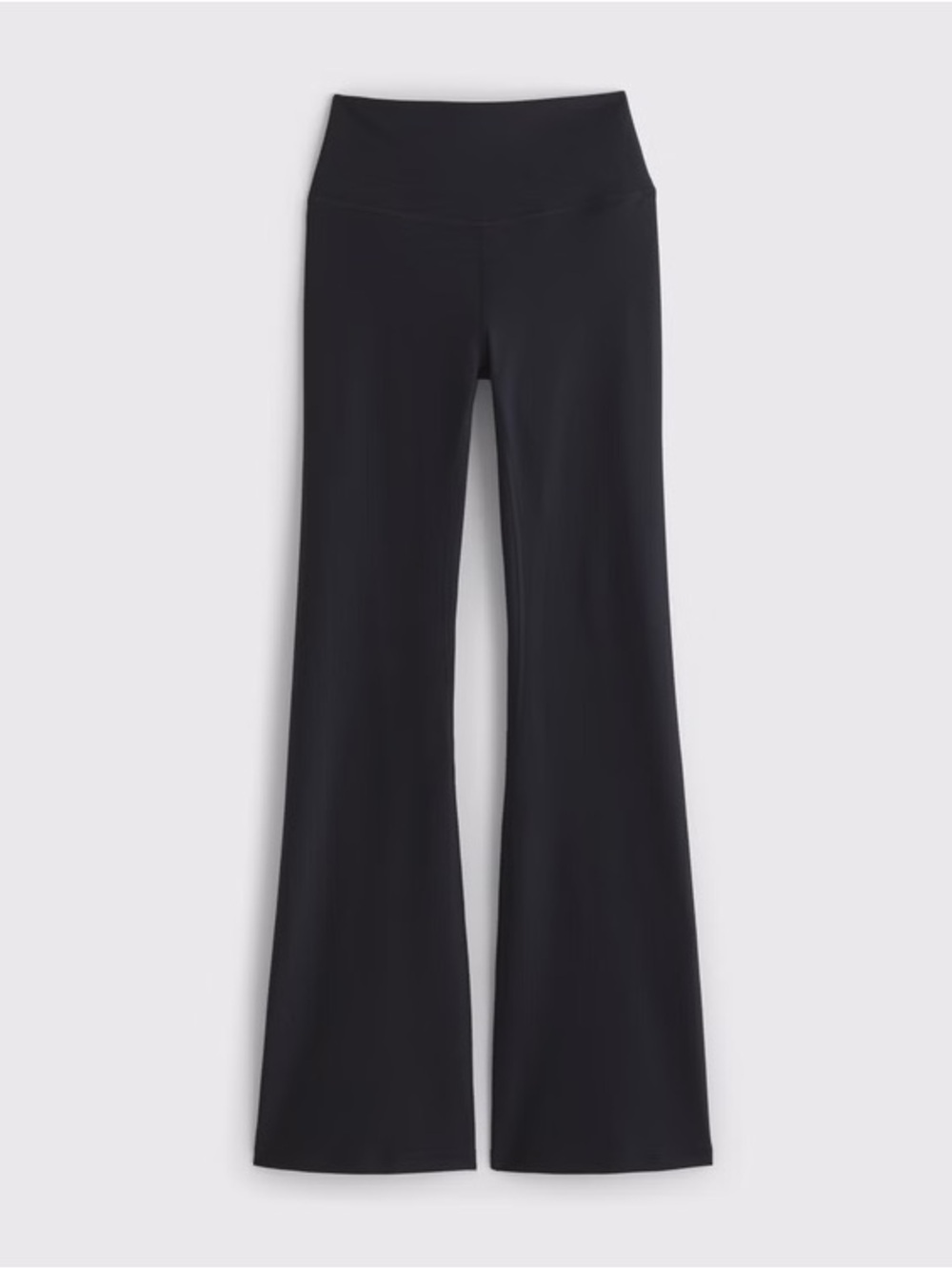 Abercrombie & Fitch YPB | Black SculptLux Flared High-Rise Pants - XS SHORT